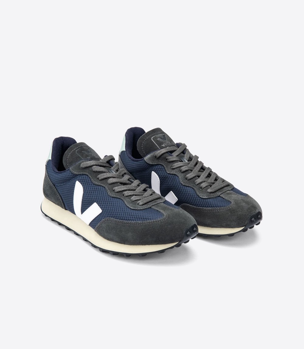 Veja Sneakers Barbati - Rio Branco Alveomesh - Bleumarin/Albi - 7392016-FK